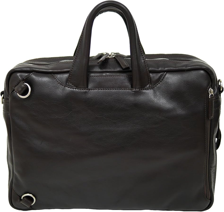 Amazon.co.jp: [海老名鞄] 本革 687 D-Brownビジネスバッグ メンズ