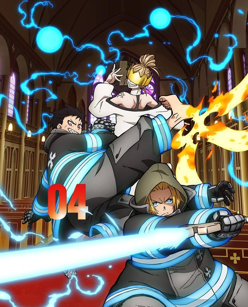 Amazon.co.jp: 炎炎ノ消防隊 弐ノ章 Blu-ray 第4巻 : 梶原岳人, 小林