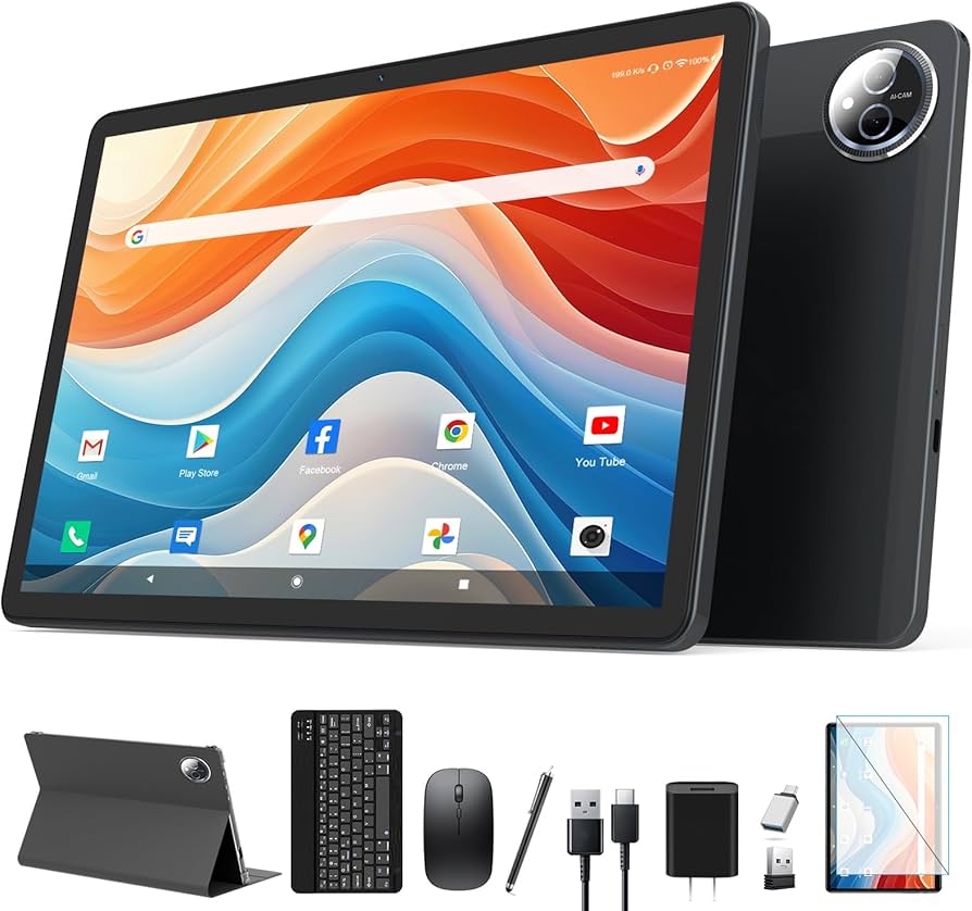 Amazon.com : Android 14 Tablet 2025 Latest 11 Inch Tablets, 128GB+