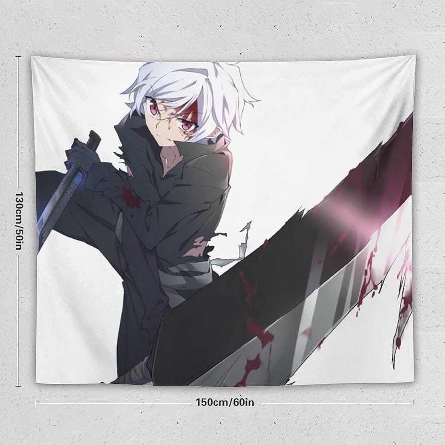 Amazon.co.jp: タペストリー ダンまち ベル・クラネル 大判 おしゃれ