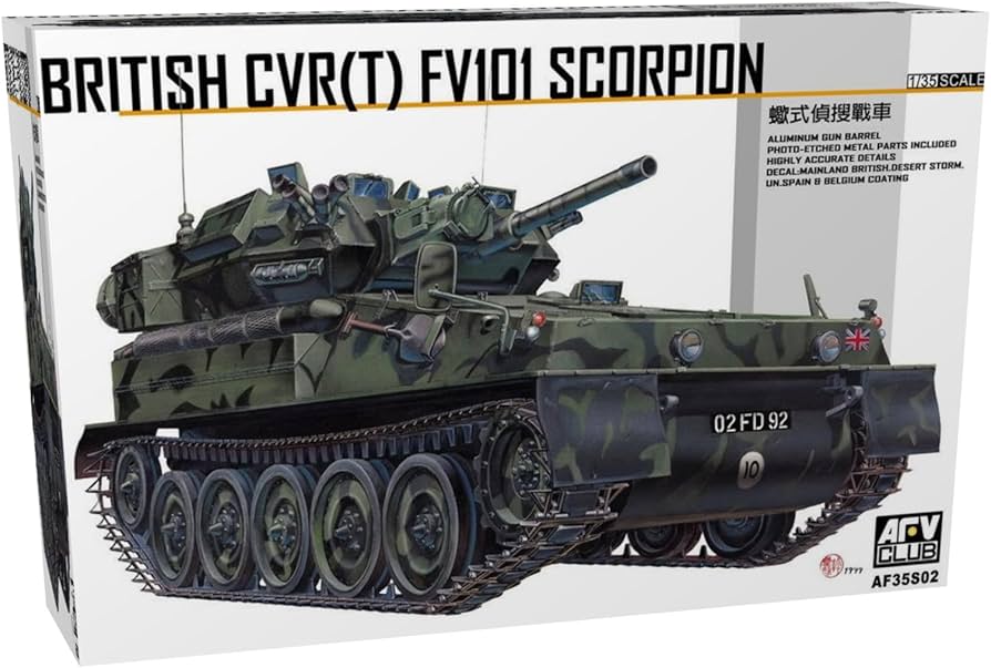Amazon | AFVクラブ 1/35 FV101 スコーピオン 偵察戦車 プラモデル