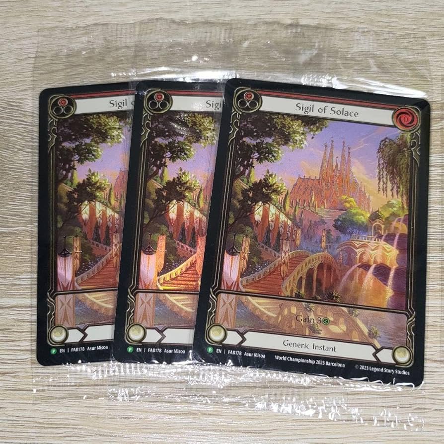 Amazon.co.jp: FAB Sigil of Solace プロモ 3枚セット : ホーム＆キッチン