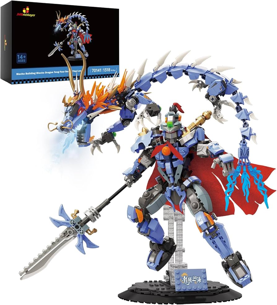 Amazon.com: JMBricklayer Mechanical Dragon Building Set for Adults