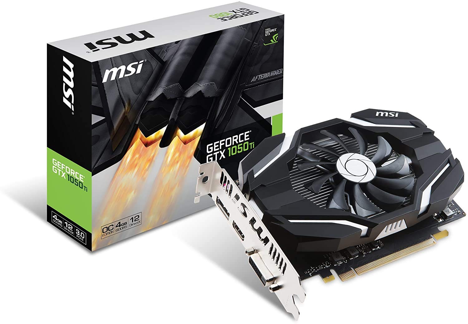 Amazon | MSI GeForce GTX 1050 Ti 4G OCV1 グラフィックスボード