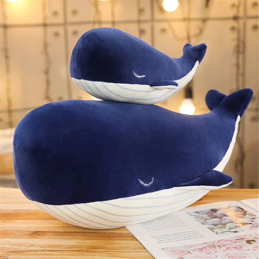 Amazon｜ぬいぐるみ 鯨 クジラ 65cm 特大 大きい 可愛い くじら 抱き枕