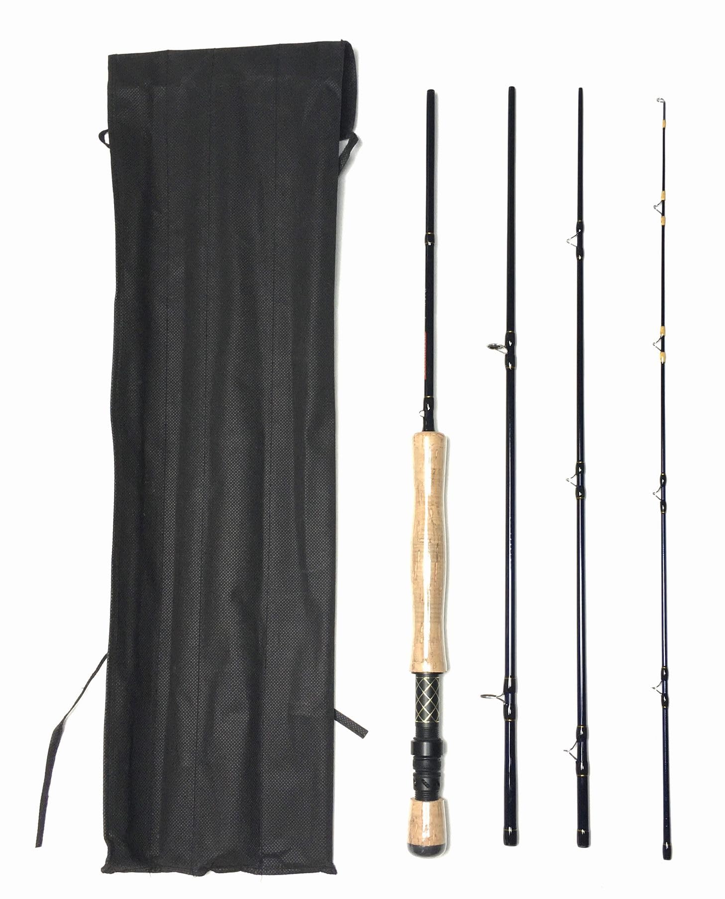 Amazon | 7フィート フライロッド 4ピース (#7/8) 7番 8番 渓流 岩魚