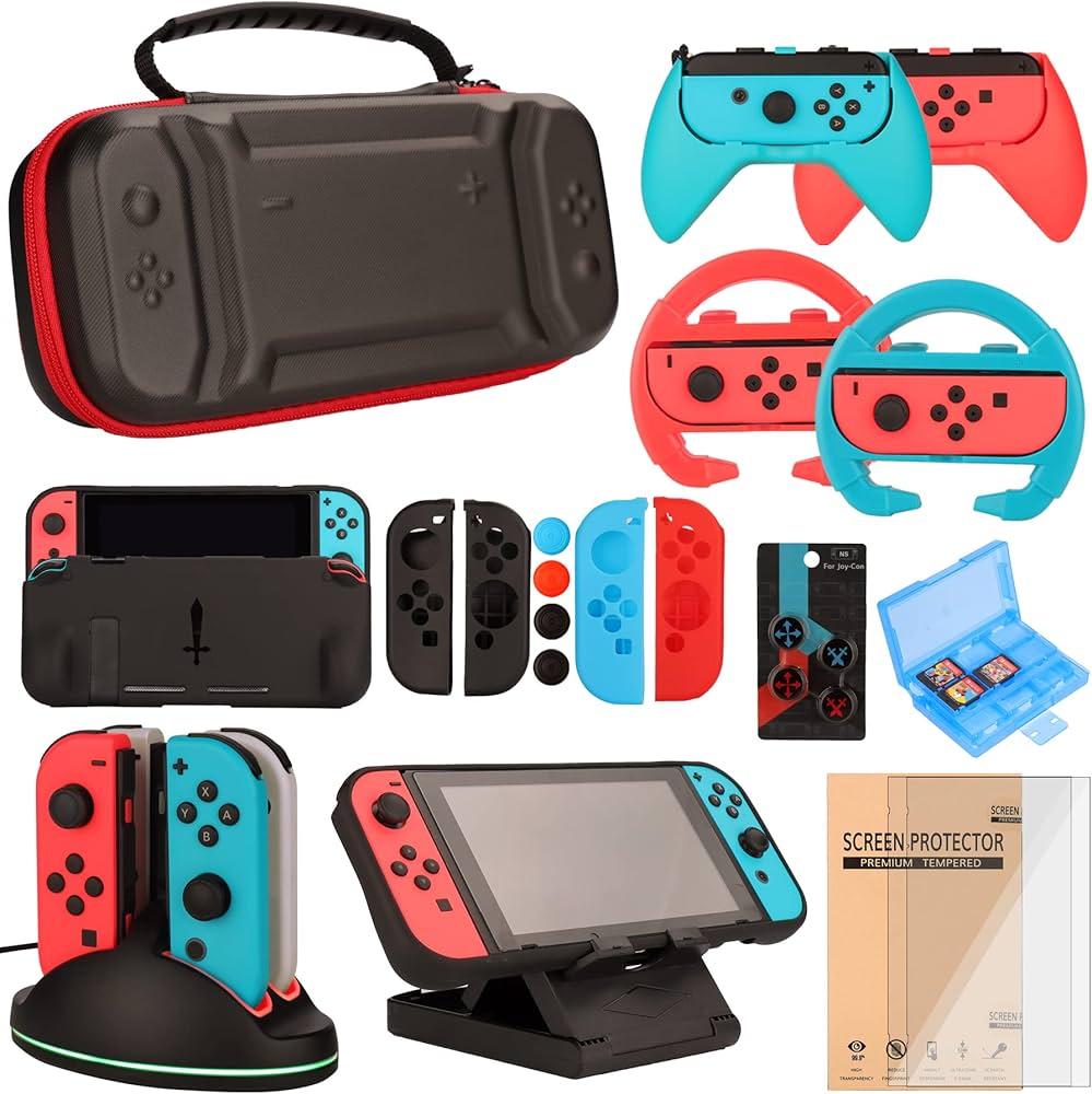 Amazon.com: Switch Accessories Bundle for Nintendo Switch Games