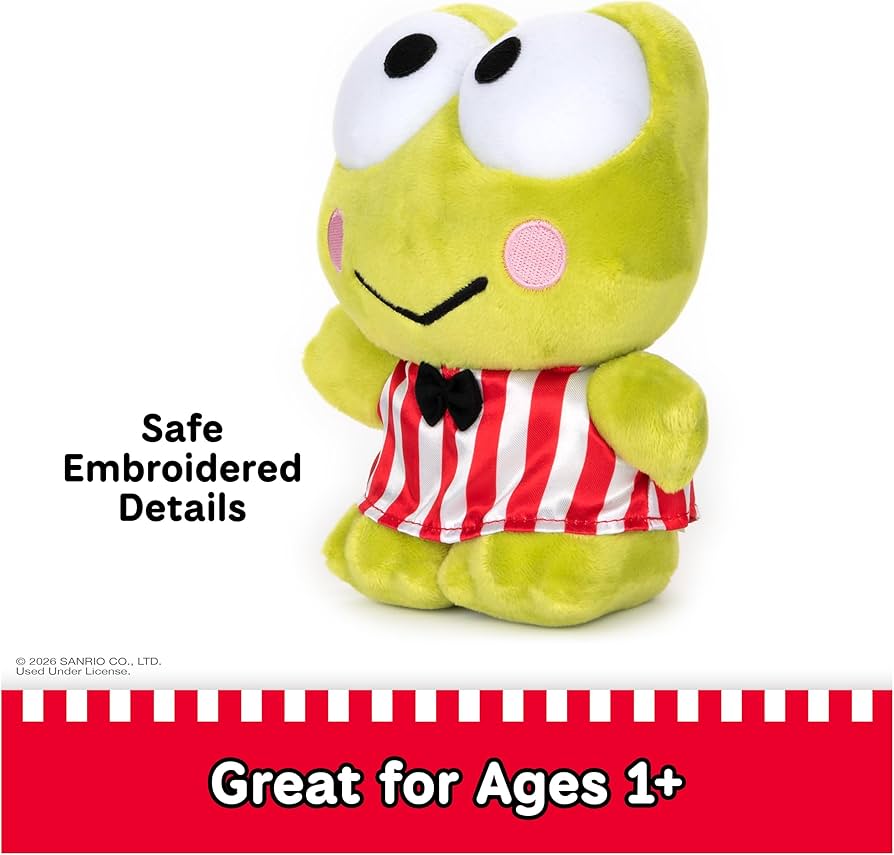 Amazon.com: GUND Sanrio Keroppi Plush, Premium Stuffed Animal for