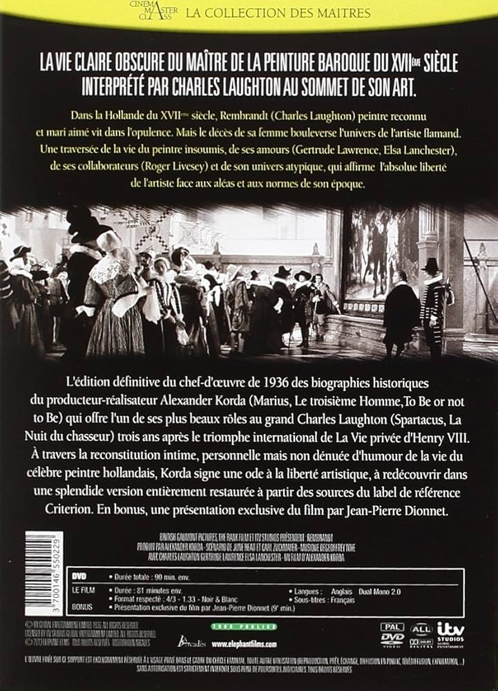 Rembrandt - DVD: Amazon.co.uk: DVD & Blu-ray