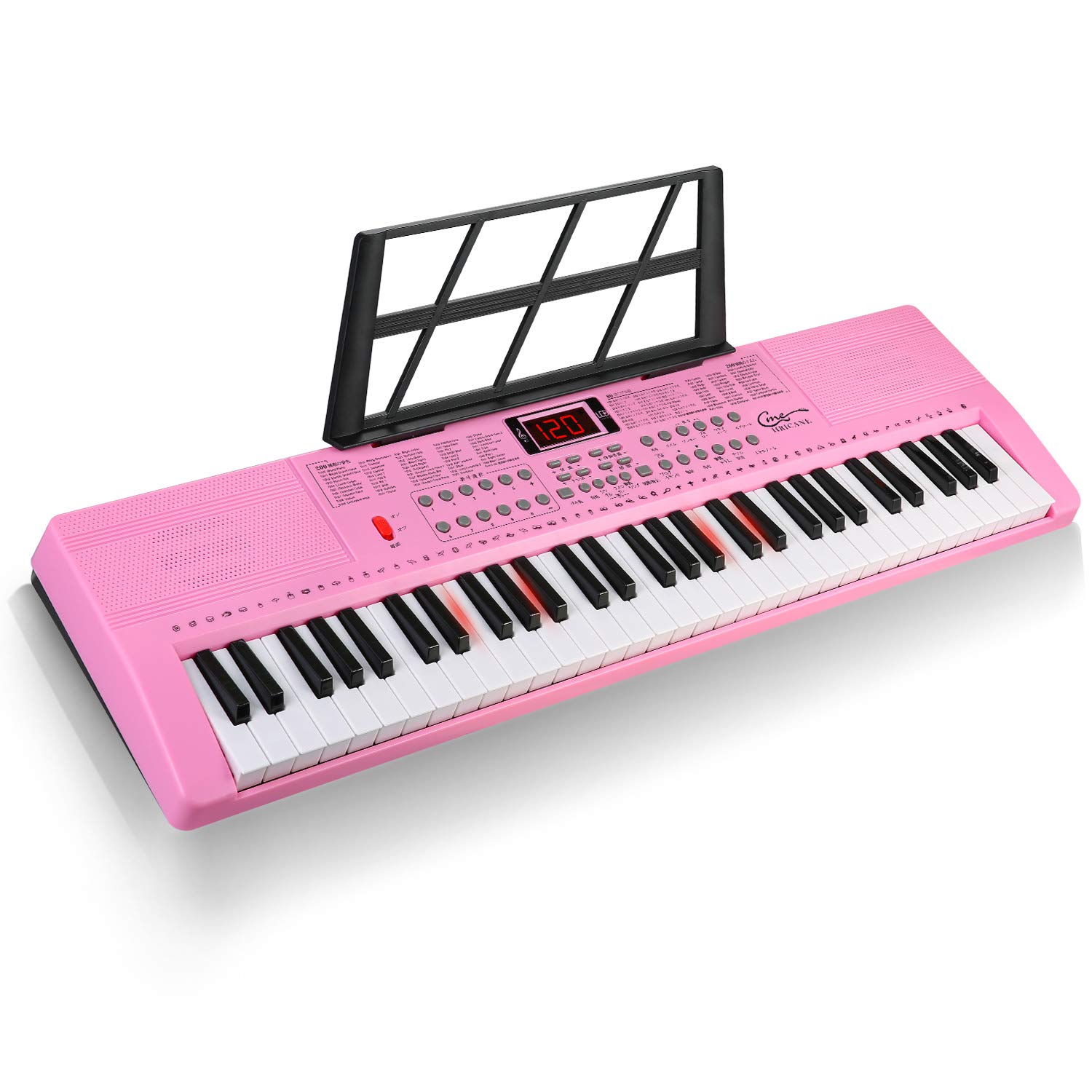 Amazon.co.jp: Hricane キーボード ピアノ 電子ピアノ 61鍵盤 200種類