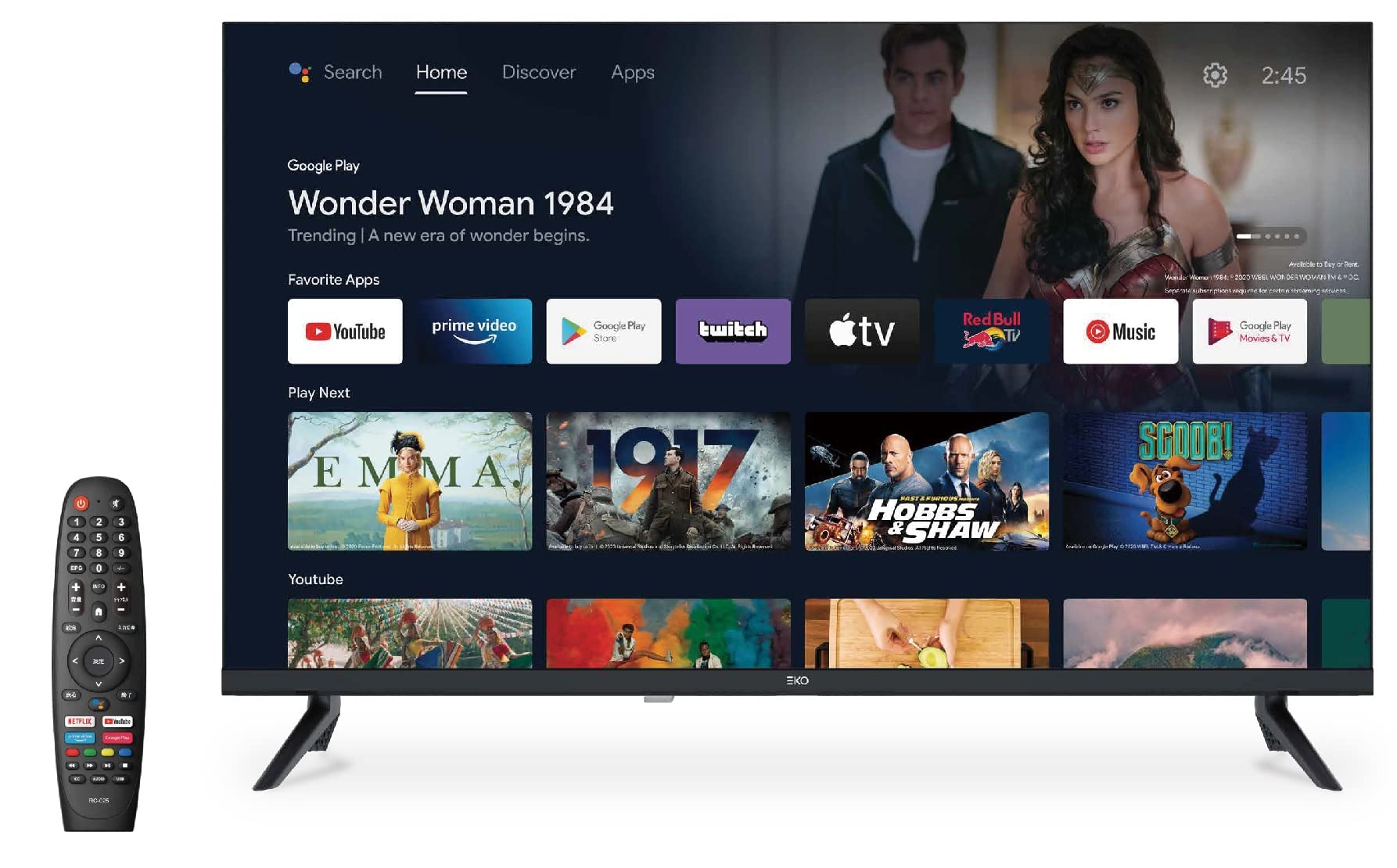 Amazon | アンドロイドモニタテレビ(チューナレス) 32V型 HD：K3200HSG