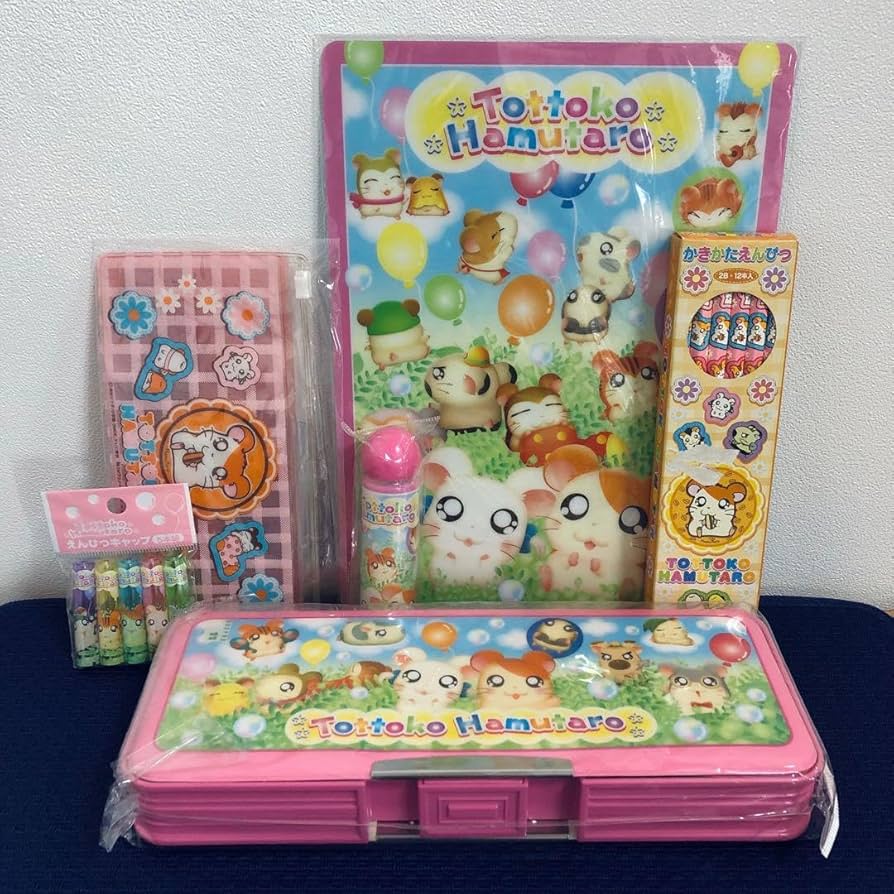 Amazon.co.jp: とっとこハム太郎 文房具 まとめ売り Y8U0BW39 : 文房具