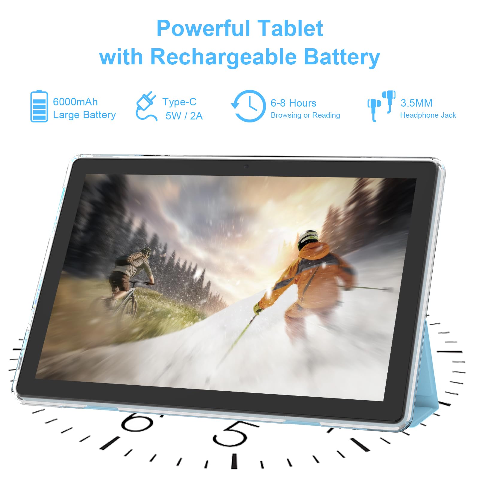 Amazon.co.jp: Android 15 タブレット 10インチ タブレットケース付