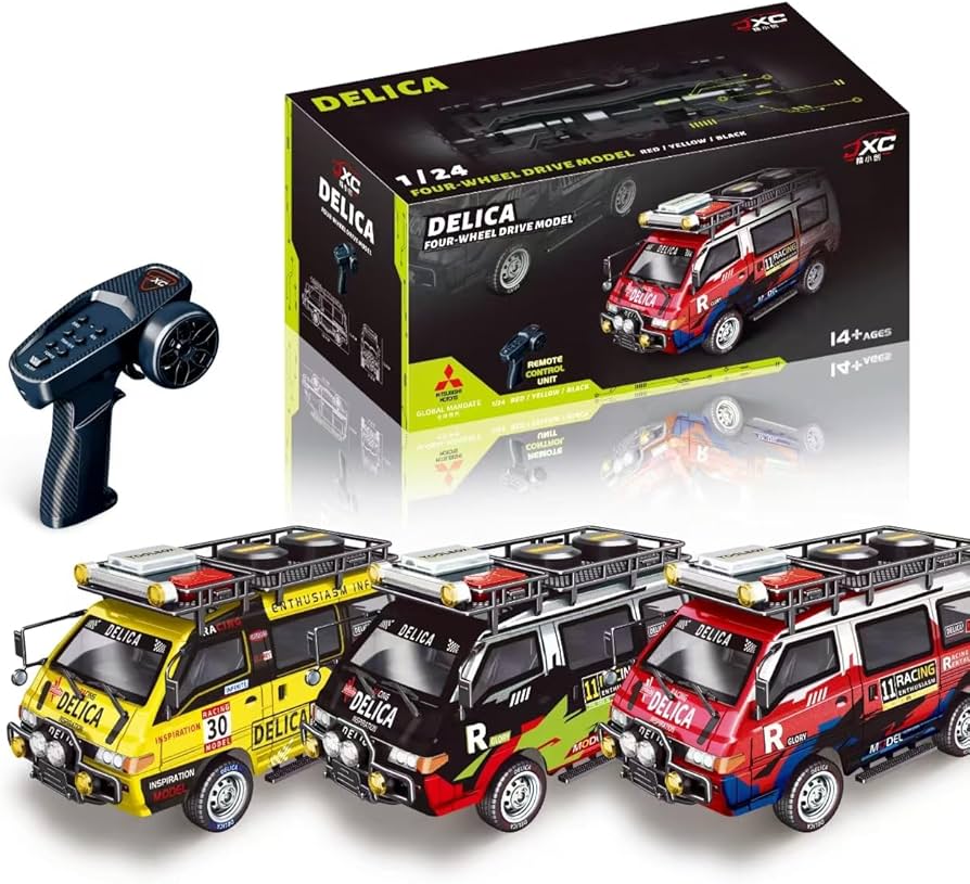 Amazon.co.jp: JXC 1:24 ラジコントラック 4WDデリカトラック ラジコン