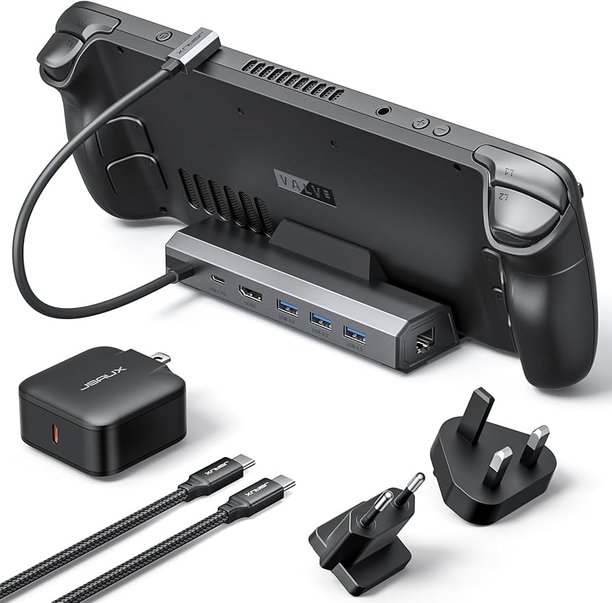Amazon.com: JSAUX 4K@120Hz Docking Station and 65W Charger for