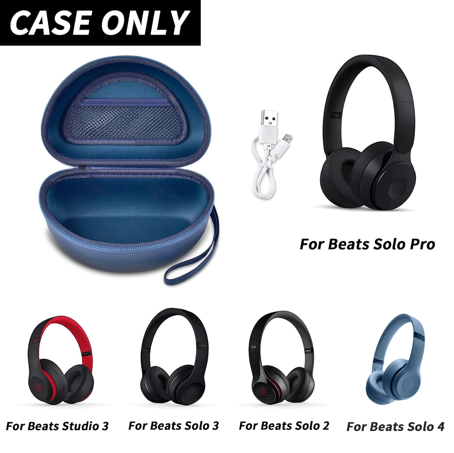 Amazon.com: Headphone Case Compatible with Beats Solo 4/ Studio
