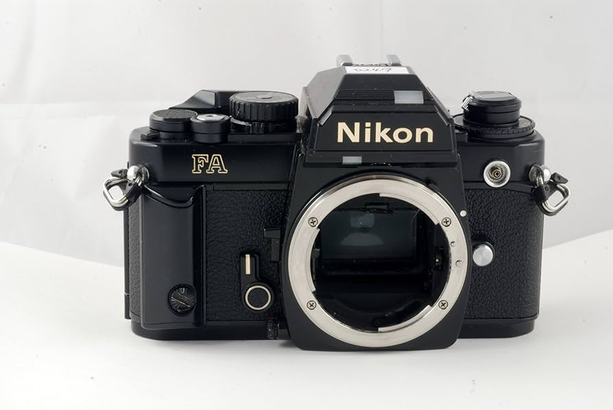 Amazon.com : Black Nikon FA film camera; body only, no lens : Slr