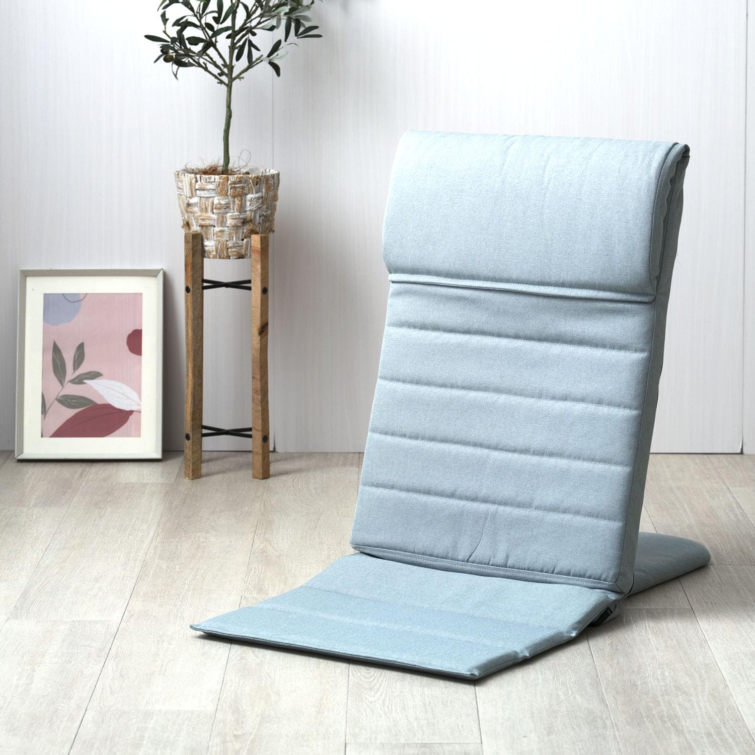 Amazon｜ドウシシャ いつでもどこでも背もたれ スリム 座椅子 薄型