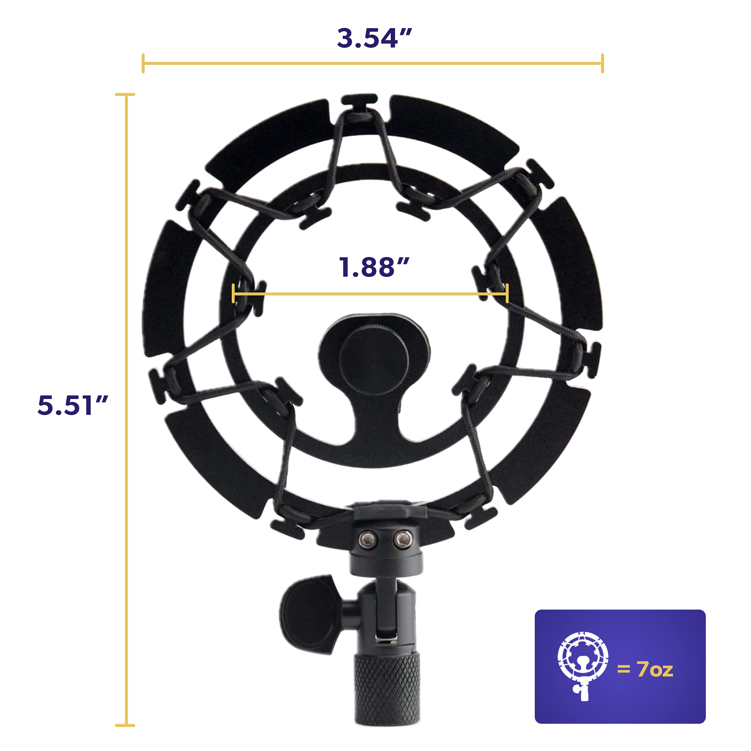 Amazon.com: Auphonix Pro Microphone Shock Mount - Mic Holder