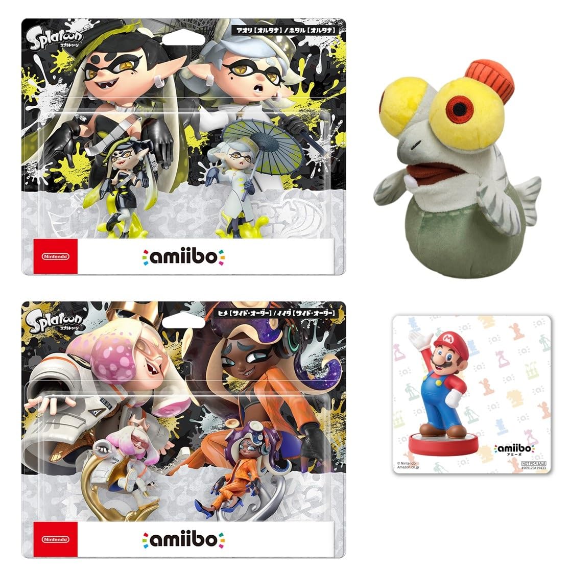 Amazon.co.jp: amiibo シオカラーズセット[アオリ【オルタナ】/ホタル