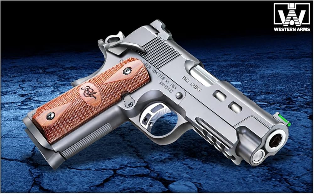 アルタモント Kimber キンバー木製グリップ 実物 WA マルイ