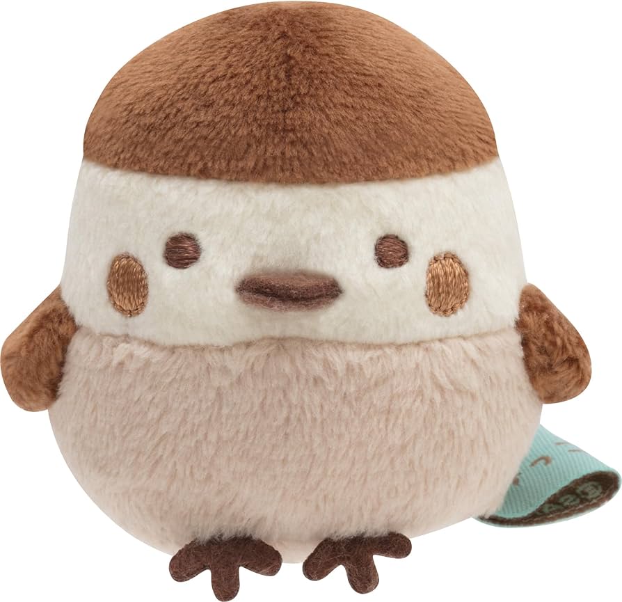 Amazon.co.jp: サンエックス(San-X) てのりぬいぐるみ すずめ 約50×50