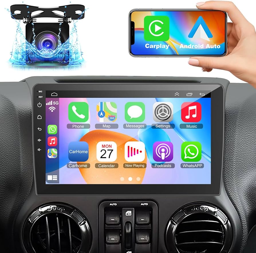 Amazon.com: 10.2 Inch Car Radio Stereo for Jeep Wrangler JK