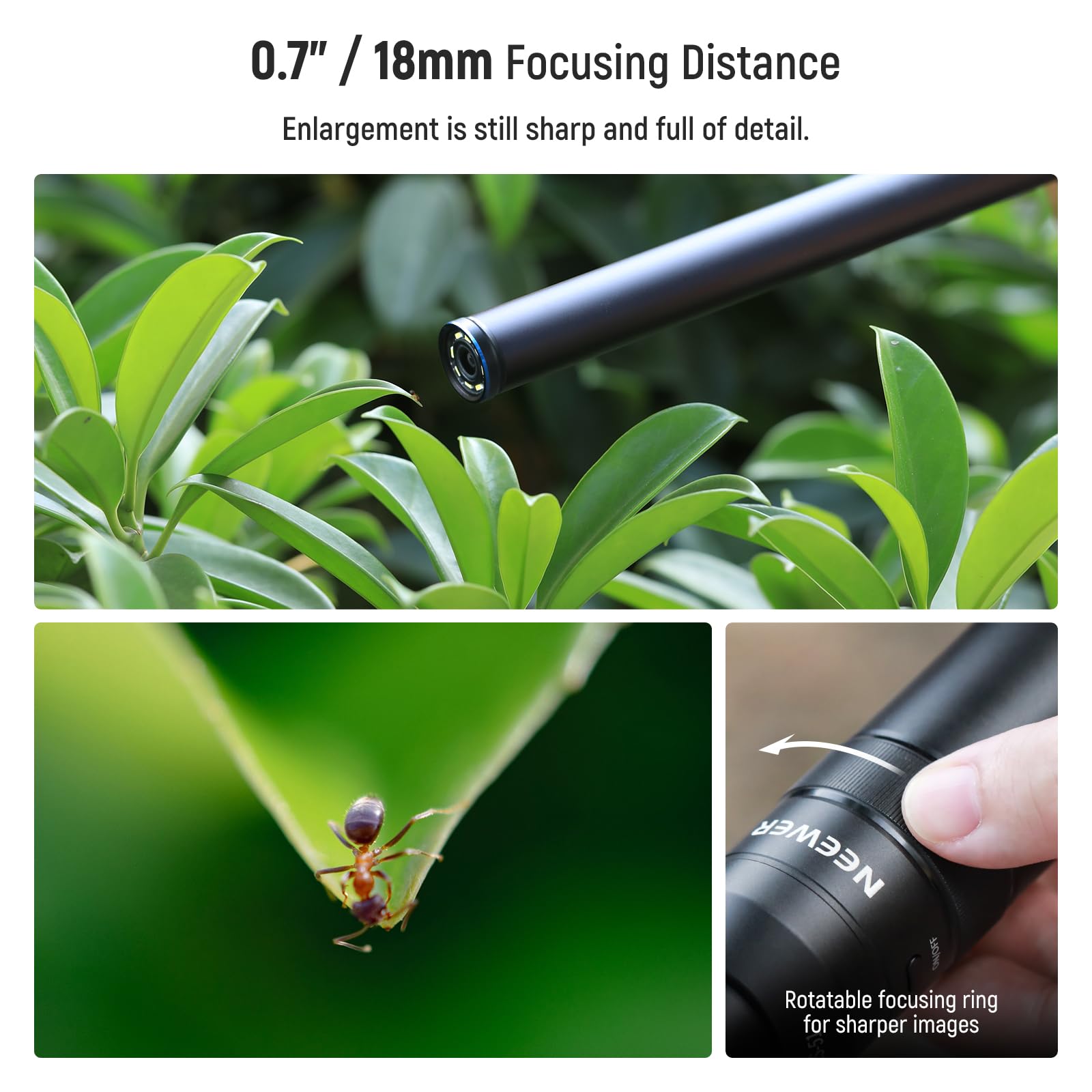 Amazon.com: NEEWER 18mm 2X Macro Probe Lens with 17mm Thread for