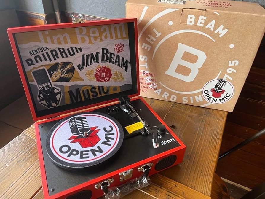レコードプレーヤー Jim Beam レコード7枚セット Amazon.co.jp