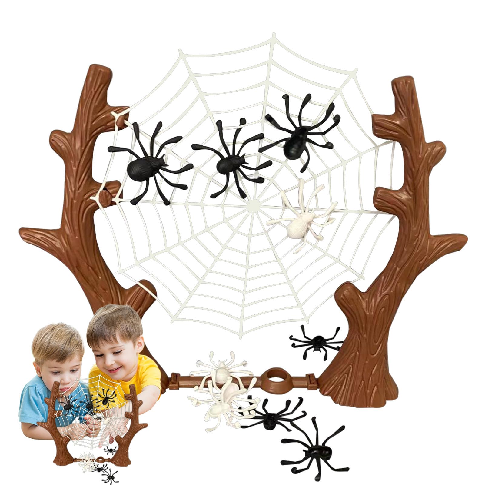 Amazon.co.jp: 2 人用の跳ねる蜘蛛の巣ぶら下げゲーム,Web 付きの