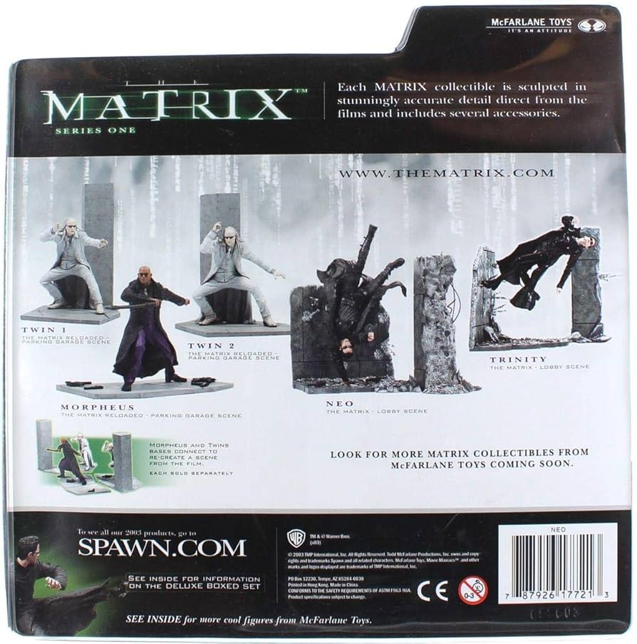 Amazon | NEO #1 action figure from The MATRIX Movie by MCFARLANE