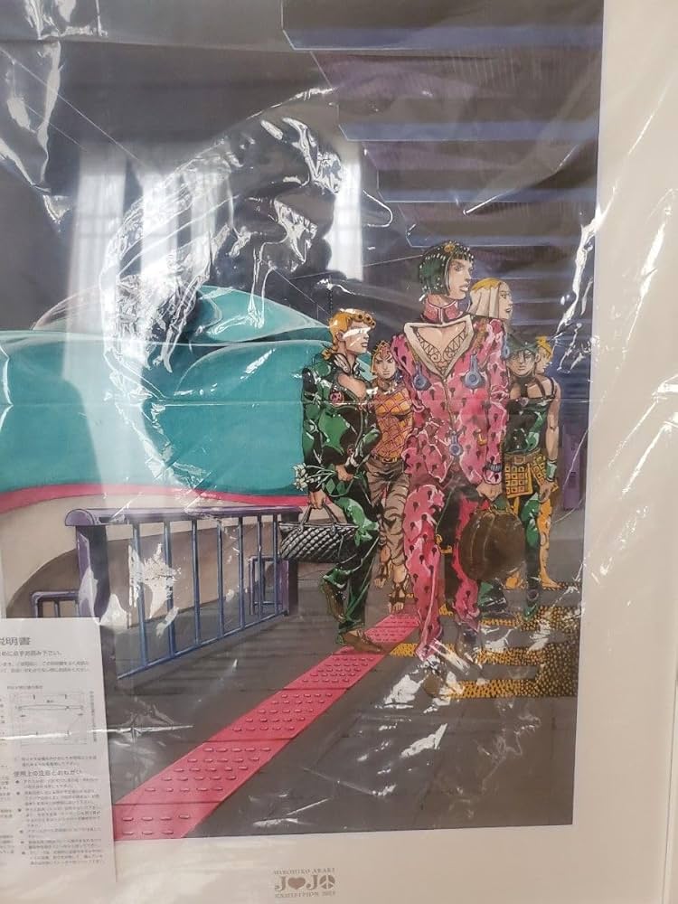 Amazon.co.jp: ジョジョ展 2012年原画展 複製原画 ブチャラティチーム