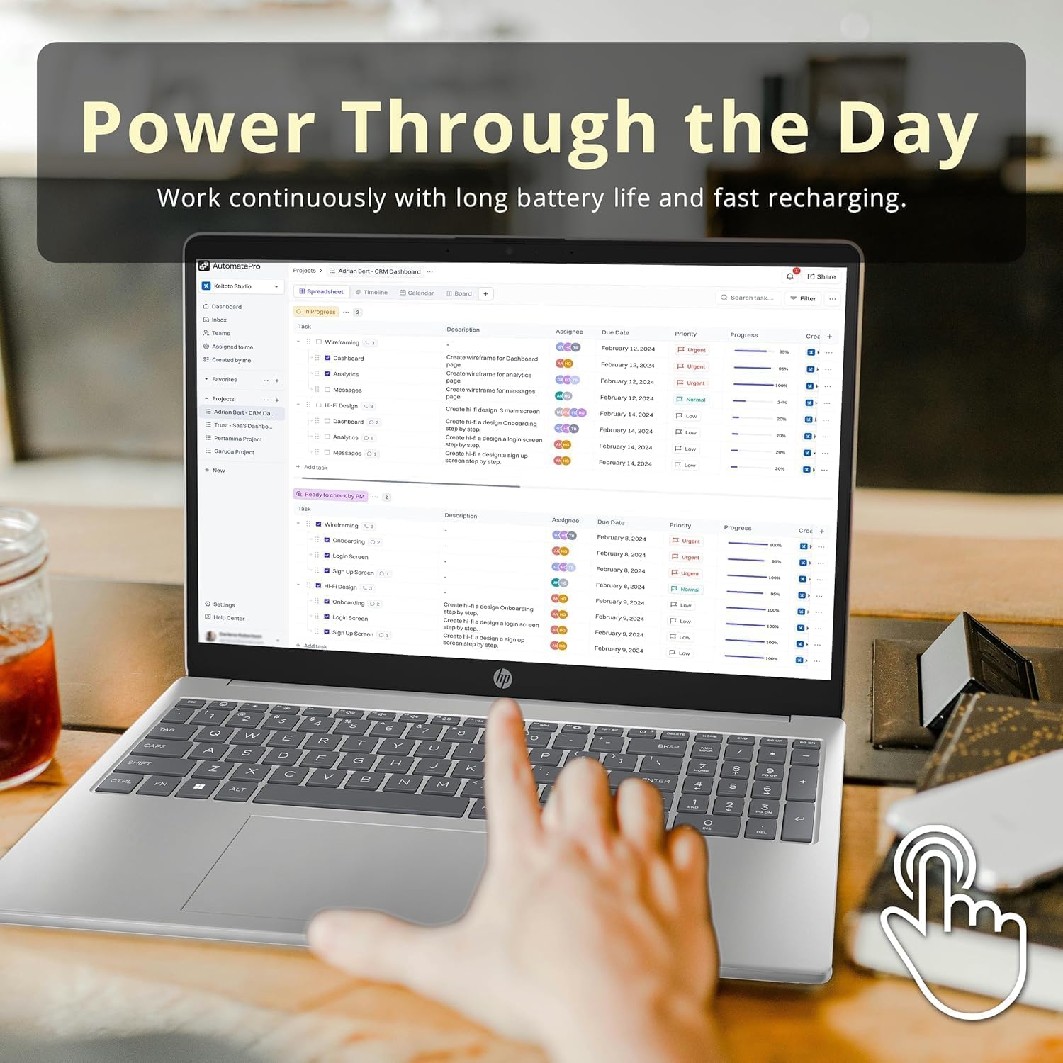 Amazon.co.jp: HP 15.6 ポータブルタッチスクリーンノートパソコン