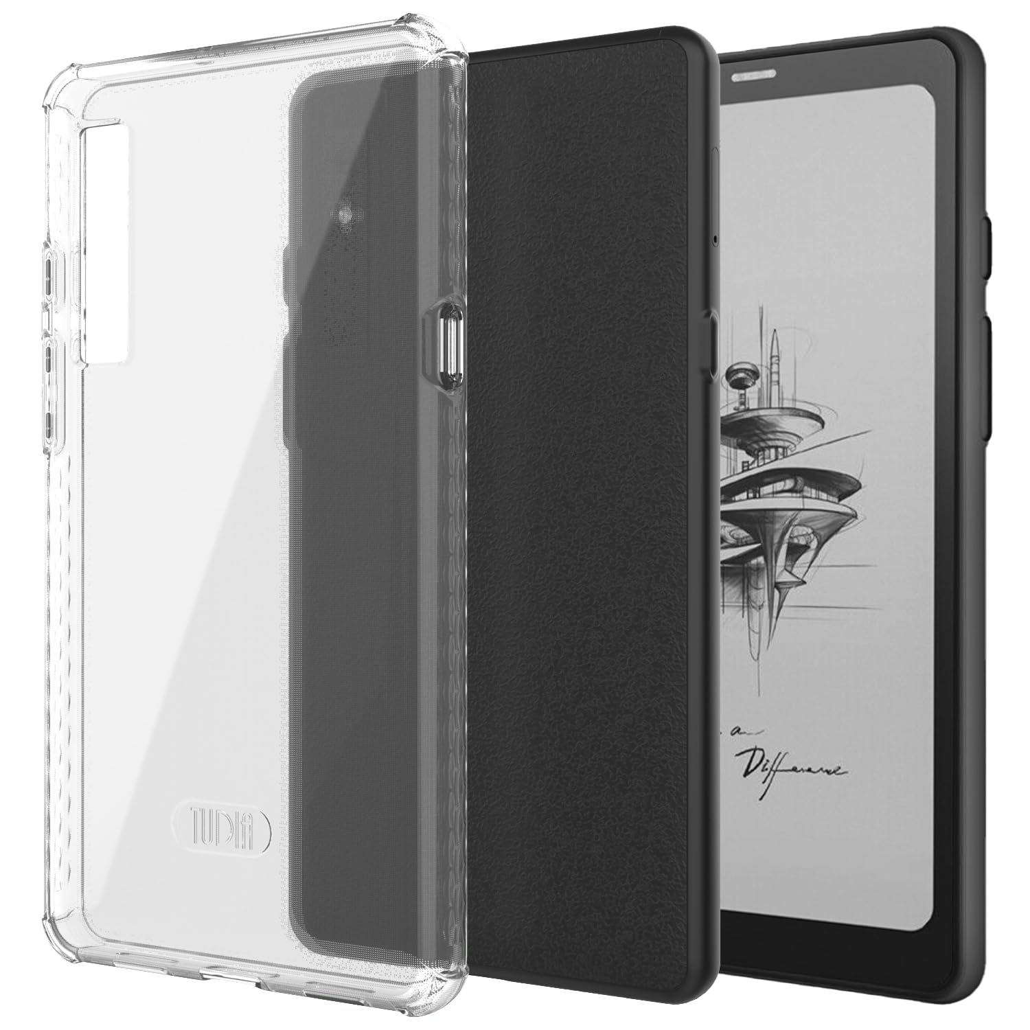 Amazon.com: TUDIA SKN Clear Designed for Onyx Boox Palma Case 6.13