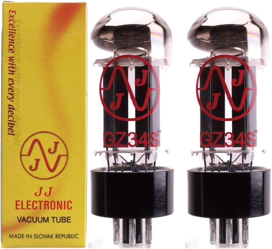 Amazon | 5AR4/GZ34 JJ 2本マッチ 真空管PX39【1年ロング保証】【音質