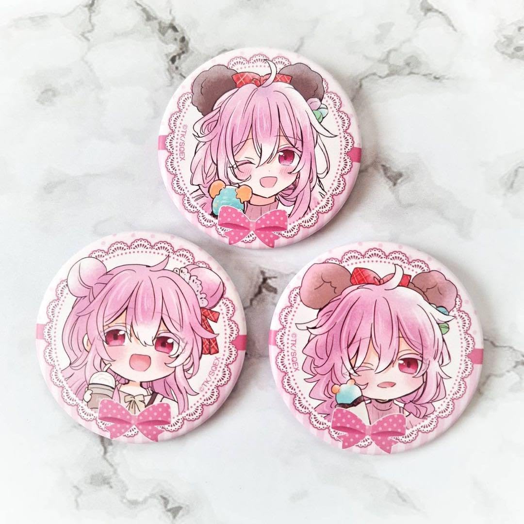 Amazon | ハッピーシュガーライフ 缶バッジ 松坂さとう 遊園地ver XDVO