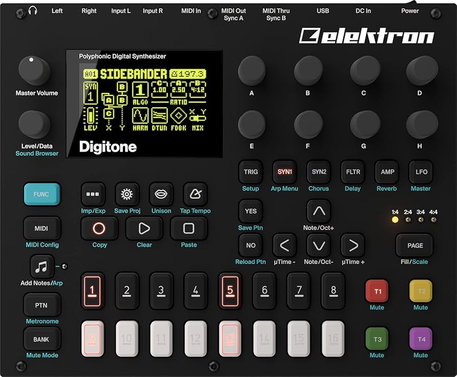 Amazon.co.jp: elektron Digitone ポリフォニックデジタル