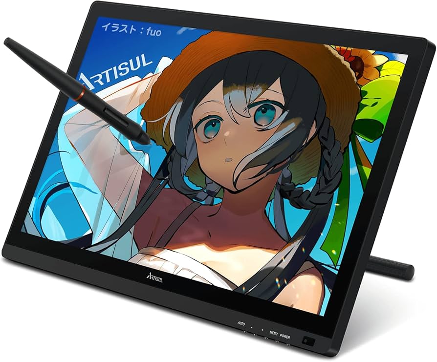 Amazon.co.jp: Artisul 液タブ 大画面 傾き検出機能 IPS液晶タブ 充電