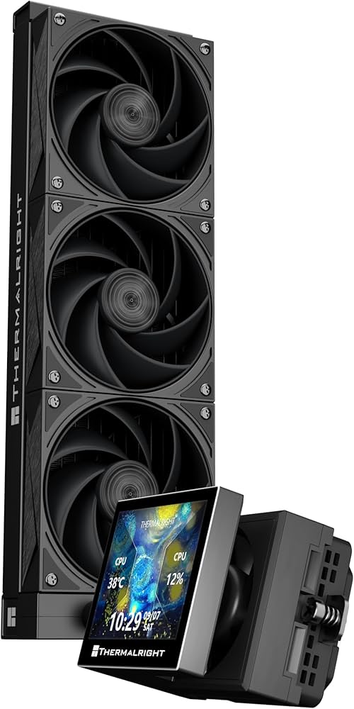 Amazon.com: Thermalright Stream Vision 360 Black-360mm AIO CPU