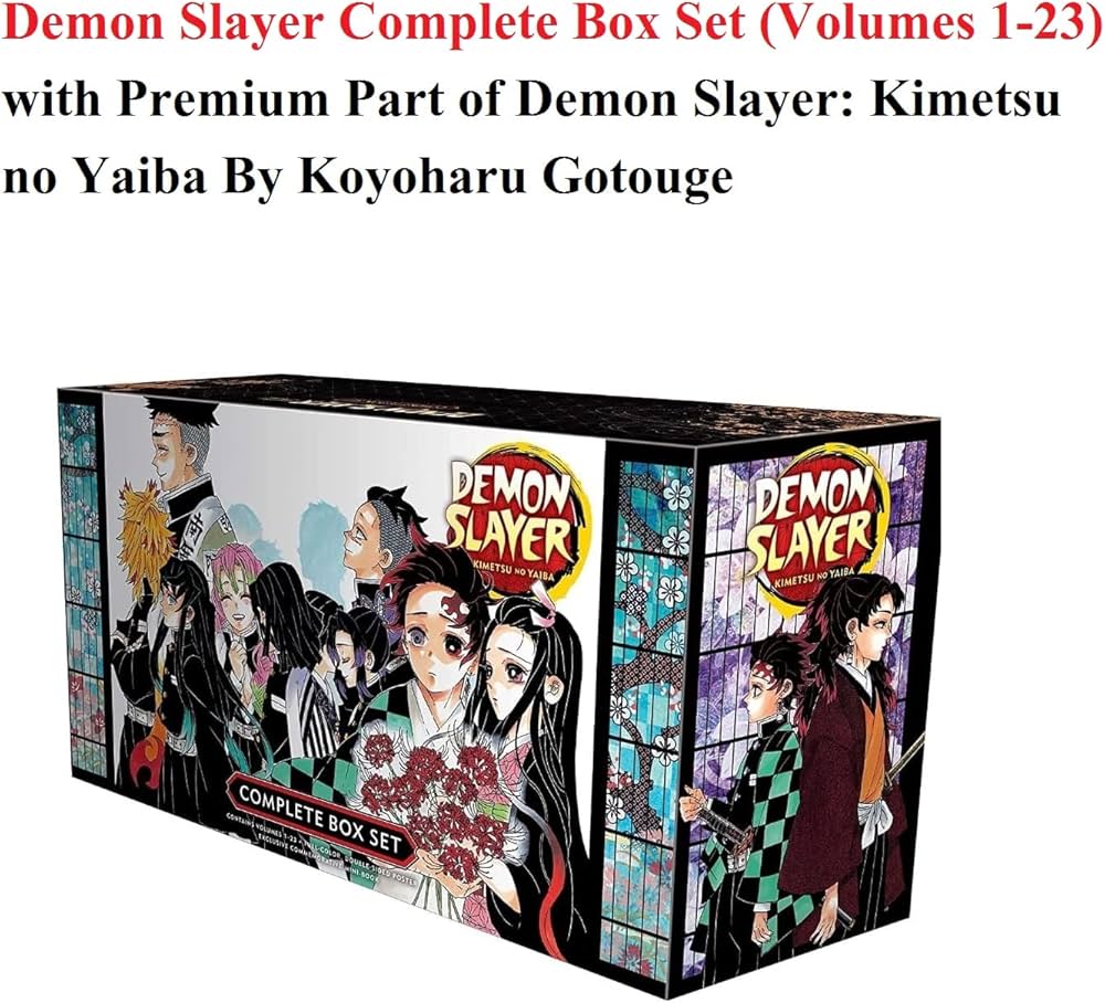 Amazon.co.jp: Demon Slayer Complete Box Set (Volumes 1-23) with