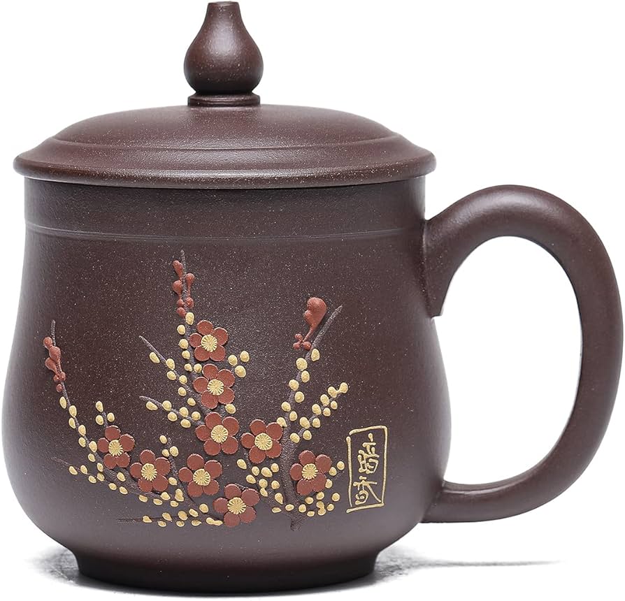 Amazon.com | SILINE Zisha Teacup 10.8 Oz, Chinese Genuine Yixing