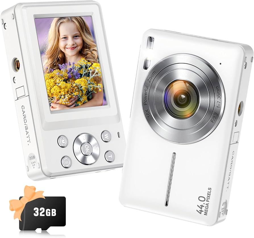 Amazon.com : Digital Camera, Jukanur Upgraded Camera for Kids with