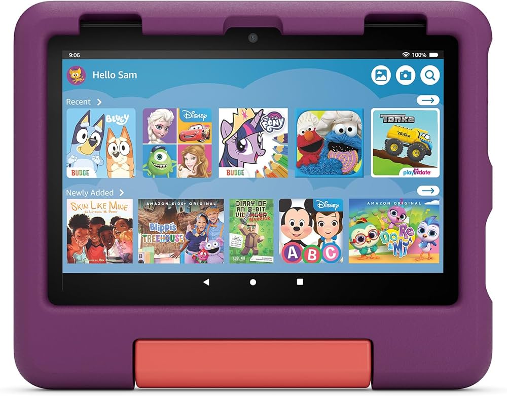 Amazon Kid-Proof Case for Fire HD 8 tablet, Grape