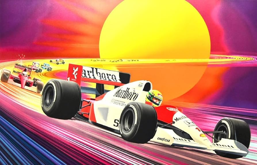 Amazon.co.jp: (4-8022)長岡秀星『アイルトンセナ 栄への軌跡』29290