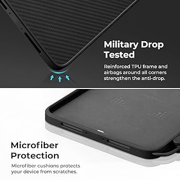 PITAKA iPad mini 6 Case [MagEZ Case Pro+Pita!Flow Charger