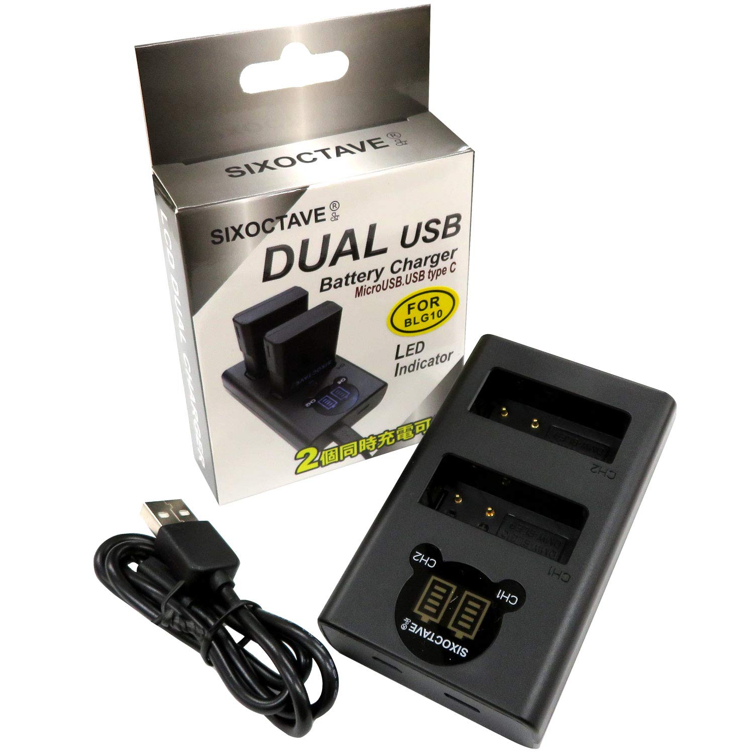 Amazon | SIXOCTAVE DMW-BLE9 / DMW-BLG10 用 デュアル USB 急速互換