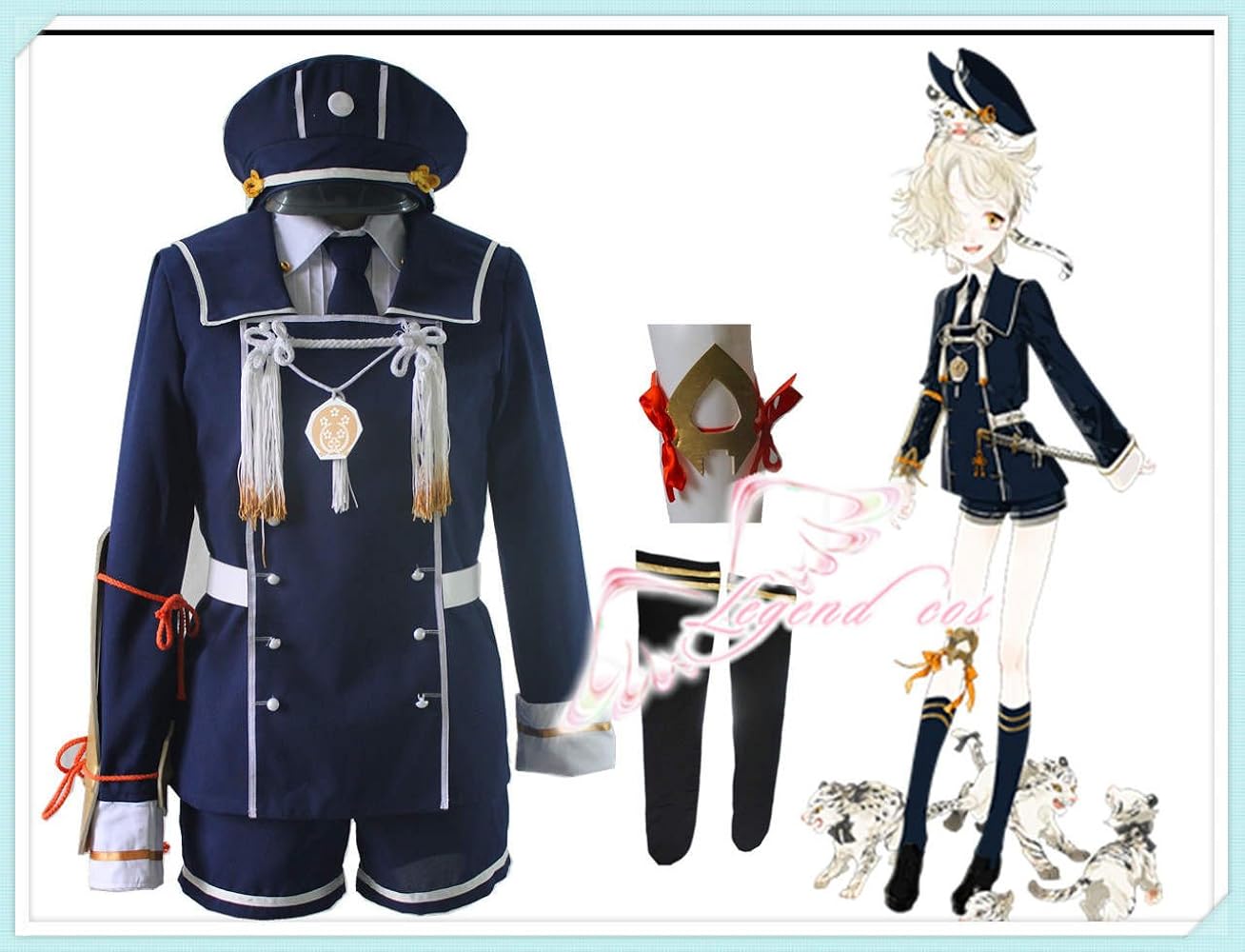 Amazon.co.jp: [legendcos] 刀剣乱舞 とうらぶ 五虎退 ごこたい 風