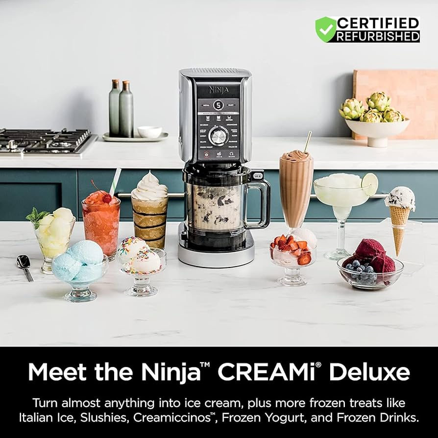 Amazon.com: Ninja NC501 CREAMi Deluxe 11-in-1 XL Ice Cream Maker