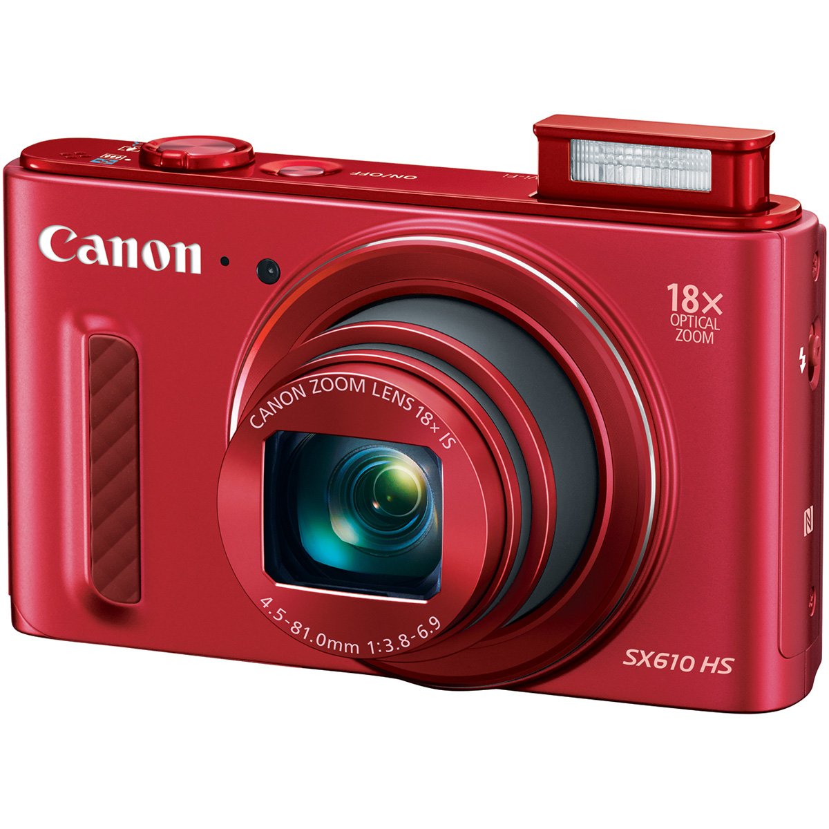 Amazon.com : Canon PowerShot SX610 HS (Red) : Electronics