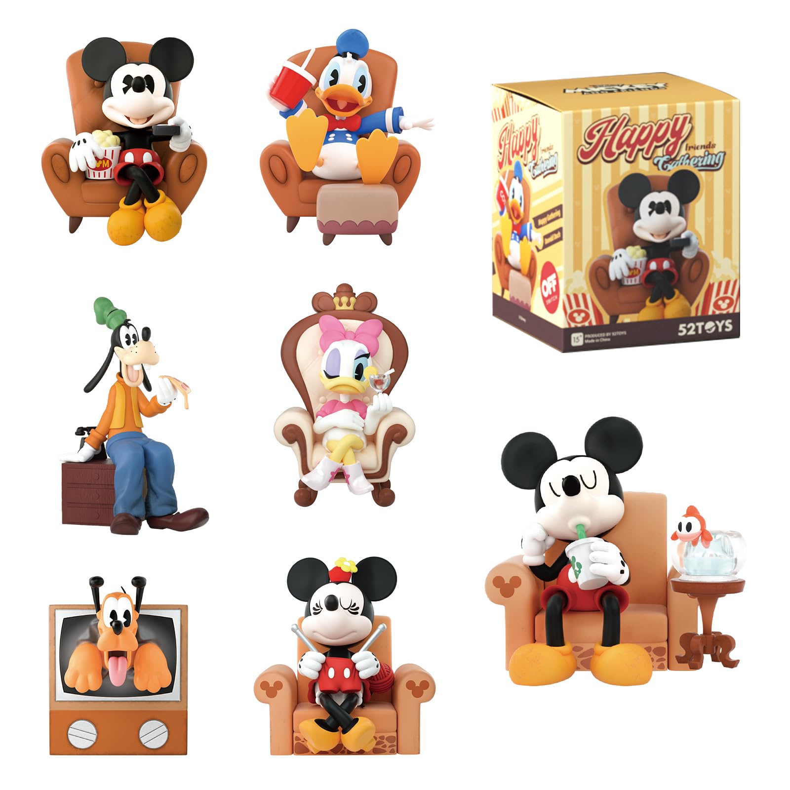 Amazon.co.jp: 52TOYS BLINDBOX DISNEY MICKEY & FRIENDS Happy